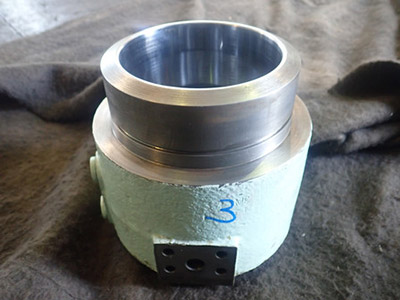 Air cylinder for exhaust valve